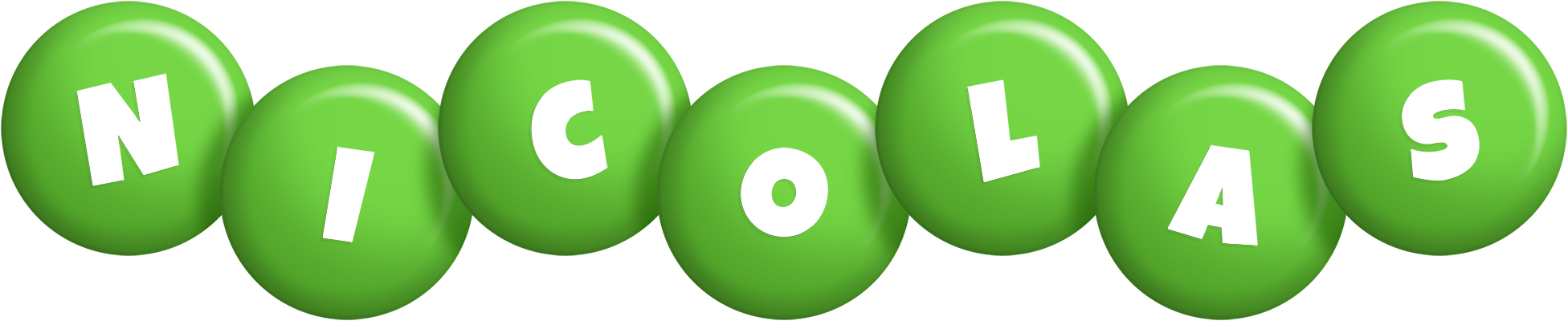 Nicolas candy-green logo