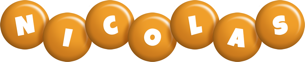 Nicolas candy-orange logo