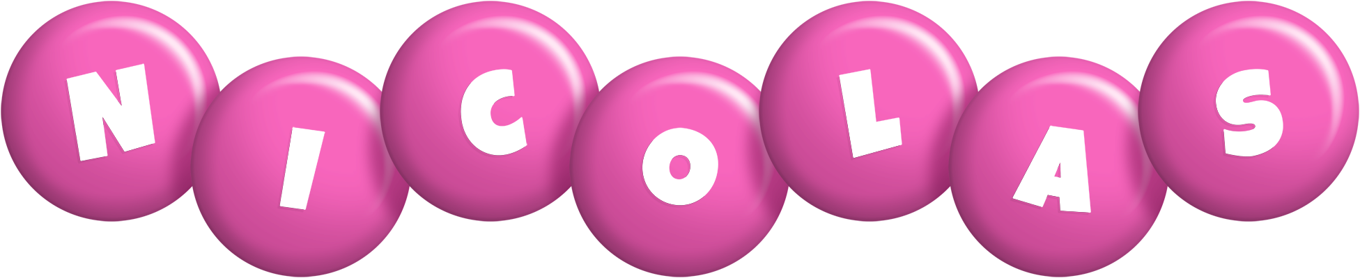 Nicolas candy-pink logo