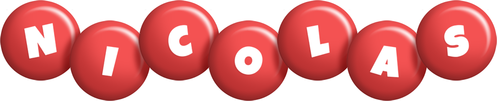 Nicolas candy-red logo