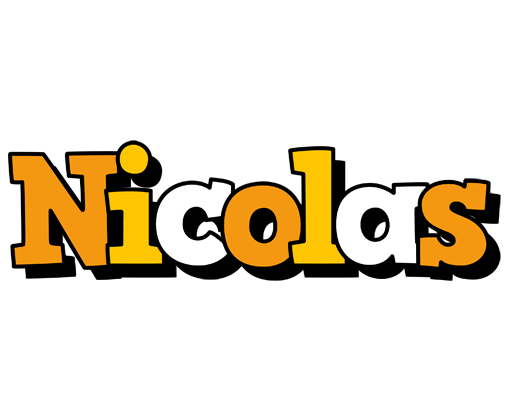 Nicolas cartoon logo