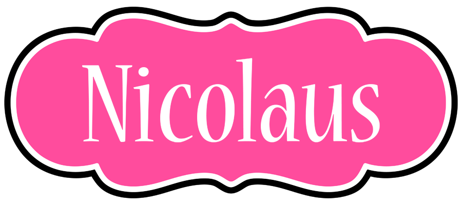 Nicolaus invitation logo