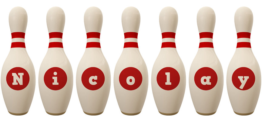 Nicolay bowling-pin logo