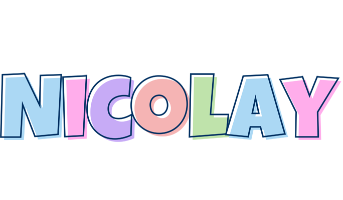 Nicolay pastel logo