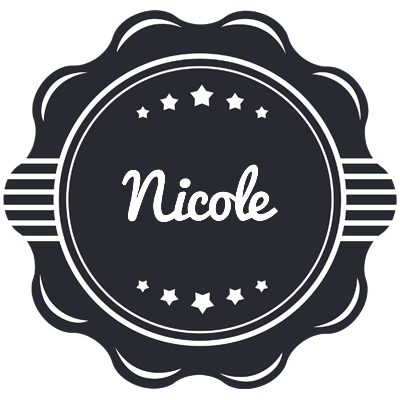 Nicole badge logo