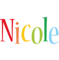 Nicole birthday logo