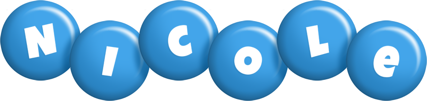Nicole candy-blue logo