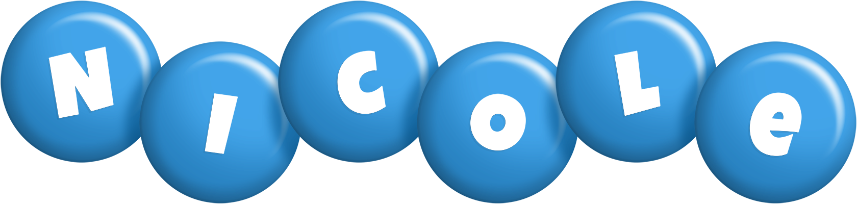 Nicole candy-blue logo