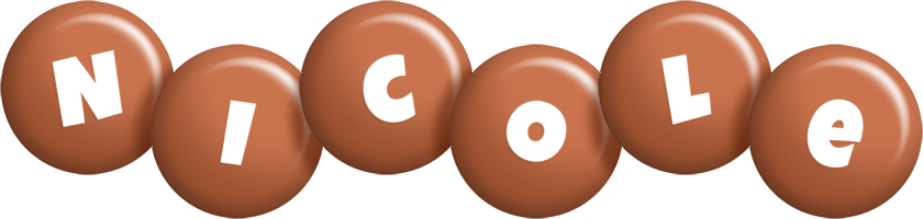 Nicole candy-brown logo