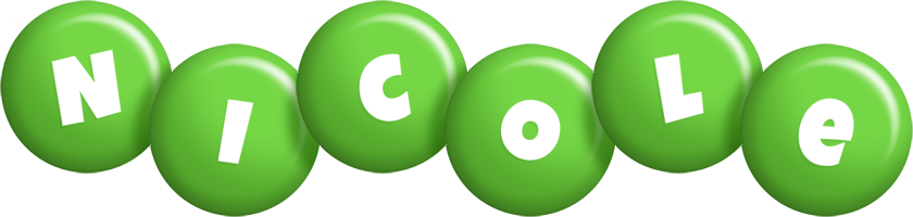 Nicole candy-green logo