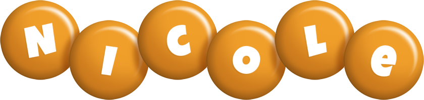 Nicole candy-orange logo
