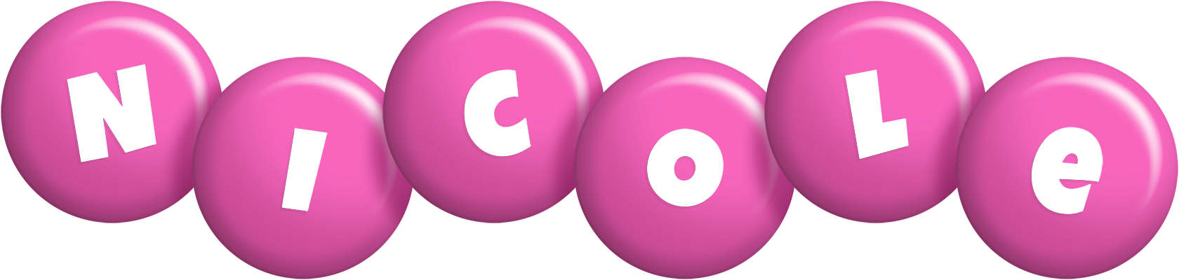 Nicole candy-pink logo