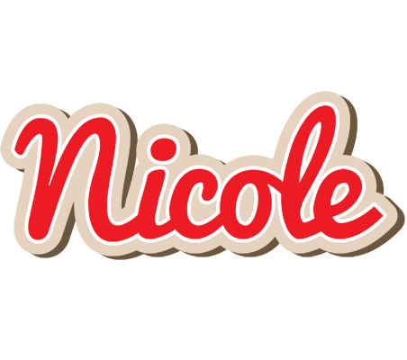Nicole chocolate logo