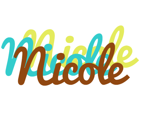Nicole cupcake logo