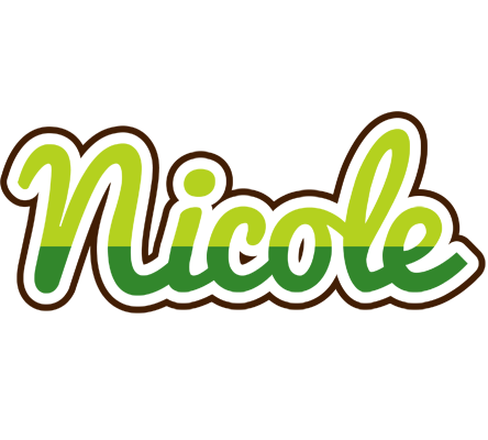Nicole golfing logo