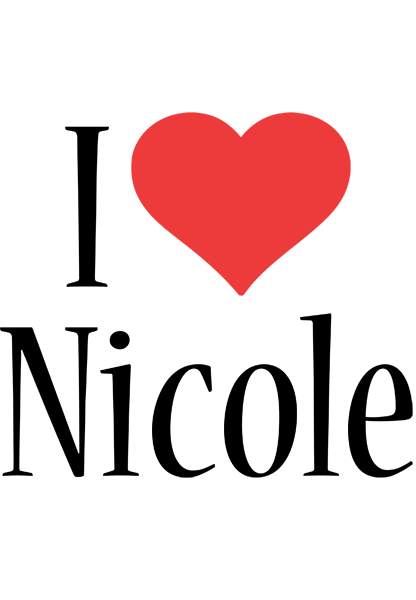 Nicole i-love logo