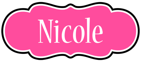 Nicole invitation logo