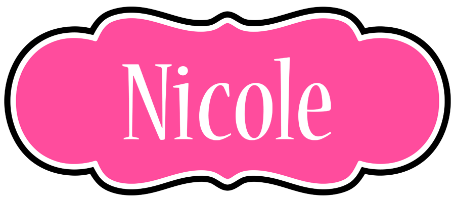 Nicole invitation logo