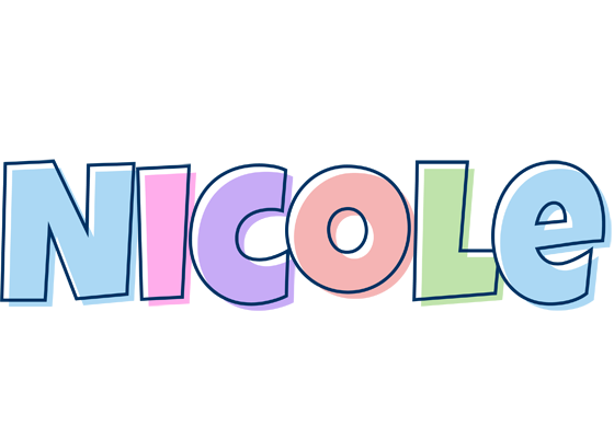 Nicole pastel logo