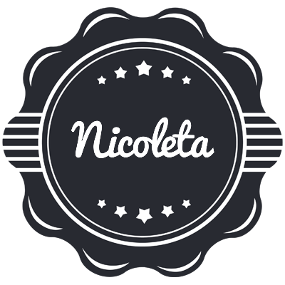 Nicoleta badge logo