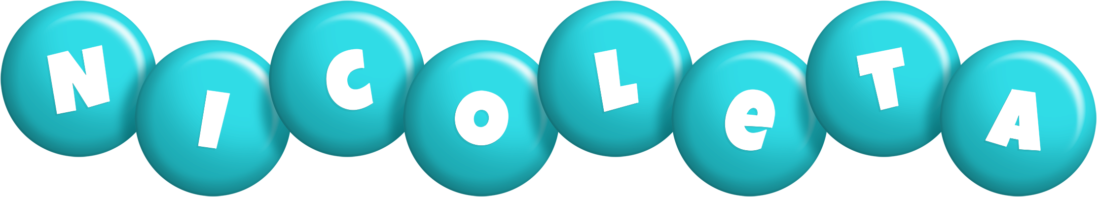 Nicoleta candy-azur logo