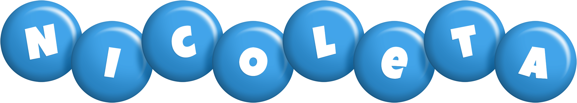 Nicoleta candy-blue logo