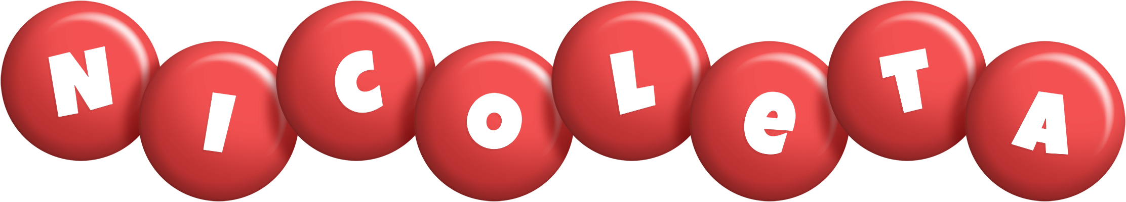 Nicoleta candy-red logo