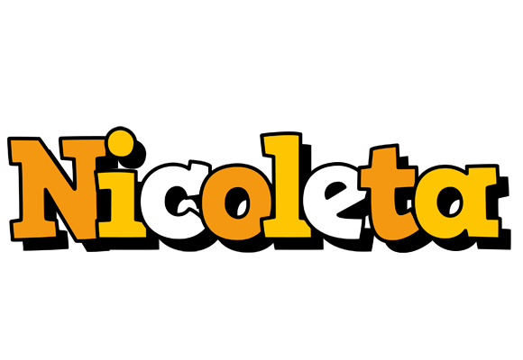 Nicoleta cartoon logo