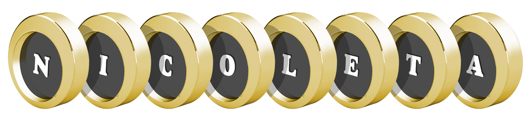 Nicoleta gold logo