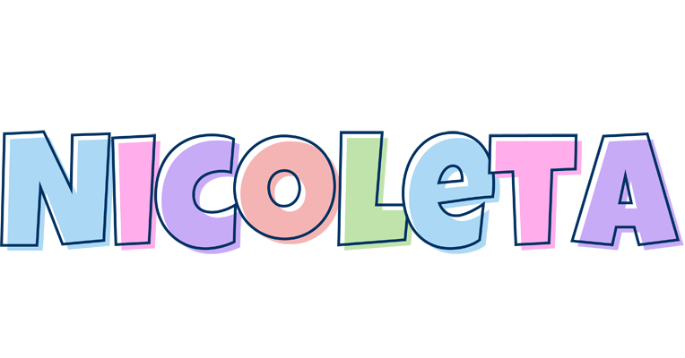 Nicoleta pastel logo