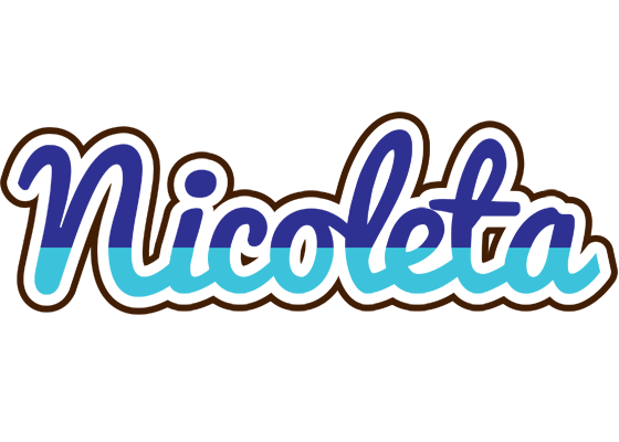 Nicoleta raining logo