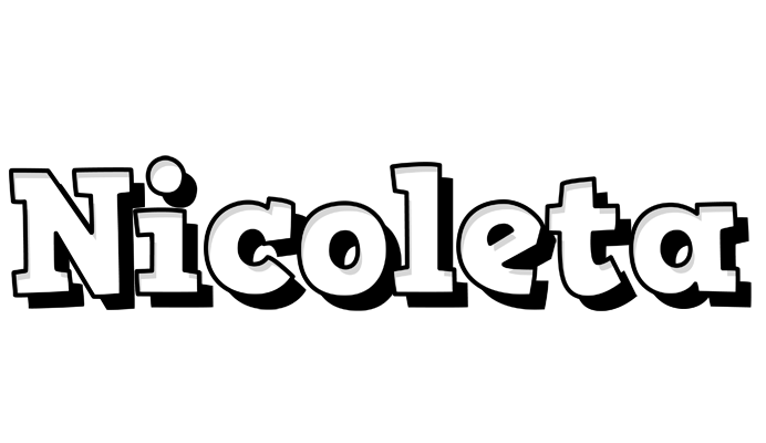 Nicoleta snowing logo