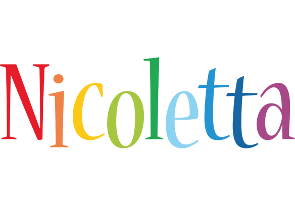 Nicoletta birthday logo