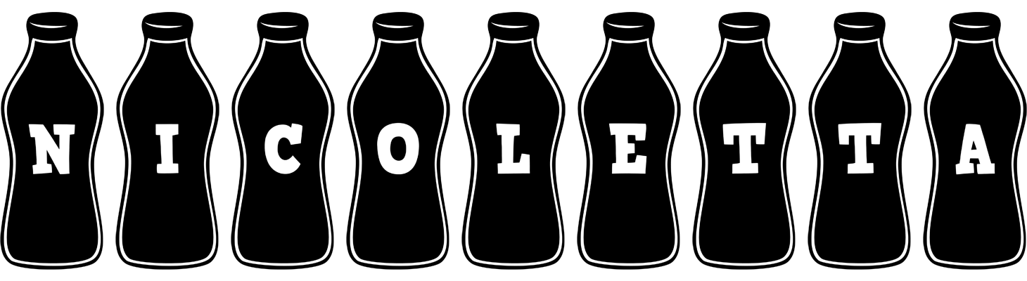 Nicoletta bottle logo
