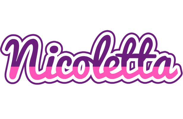 Nicoletta cheerful logo