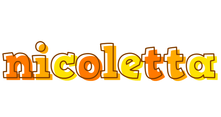 Nicoletta desert logo
