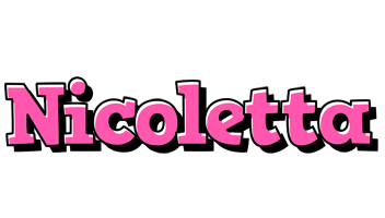 Nicoletta girlish logo