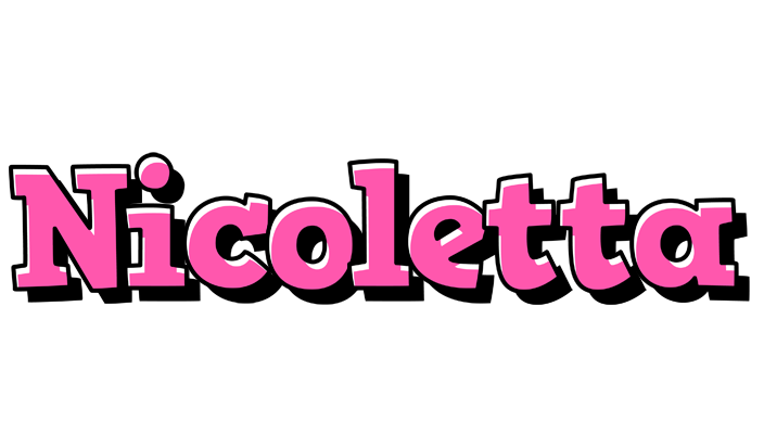 Nicoletta girlish logo