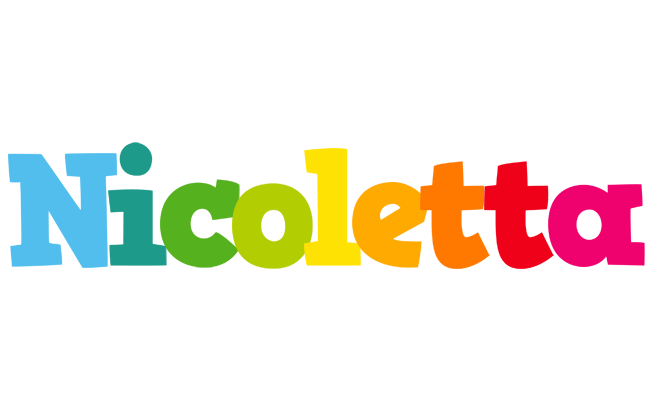 Nicoletta rainbows logo