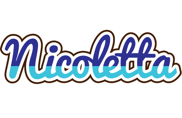 Nicoletta raining logo