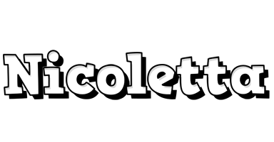 Nicoletta snowing logo