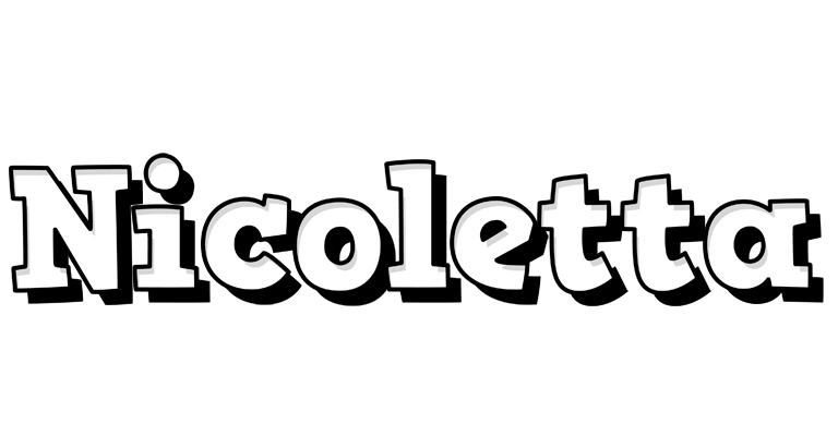 Nicoletta snowing logo