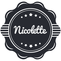 Nicolette badge logo