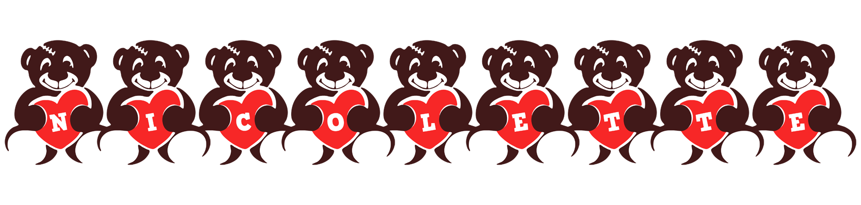 Nicolette bear logo