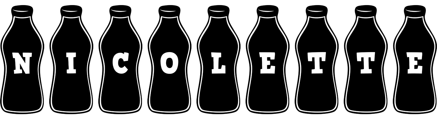 Nicolette bottle logo