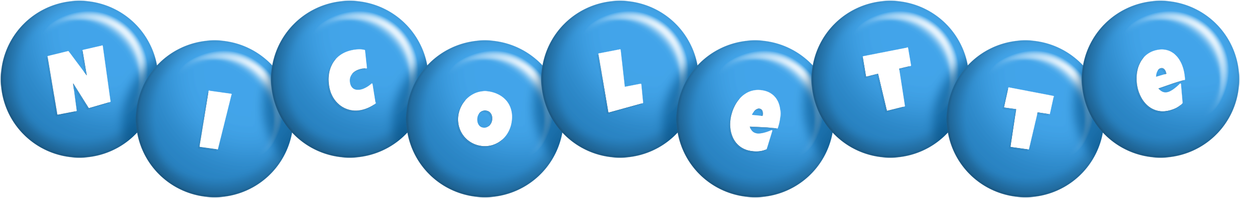 Nicolette candy-blue logo