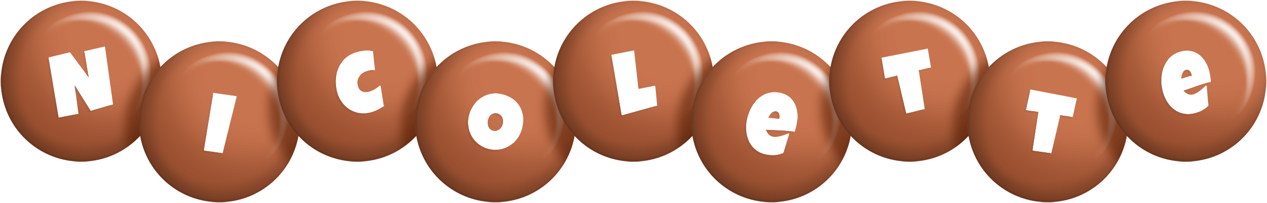 Nicolette candy-brown logo