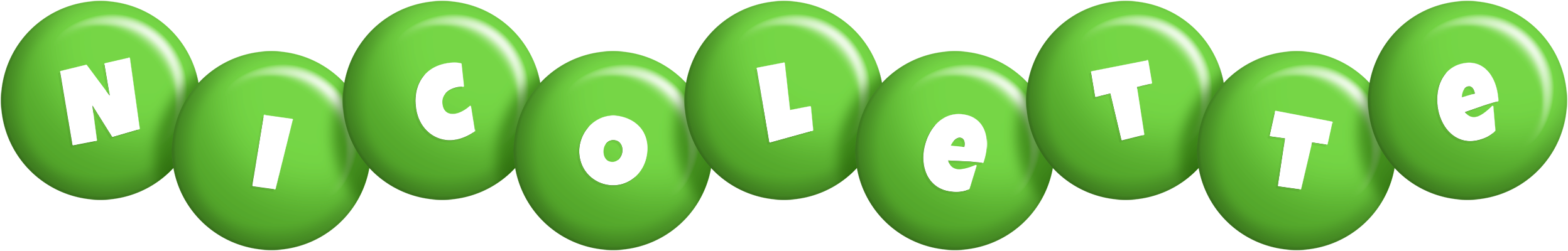 Nicolette candy-green logo