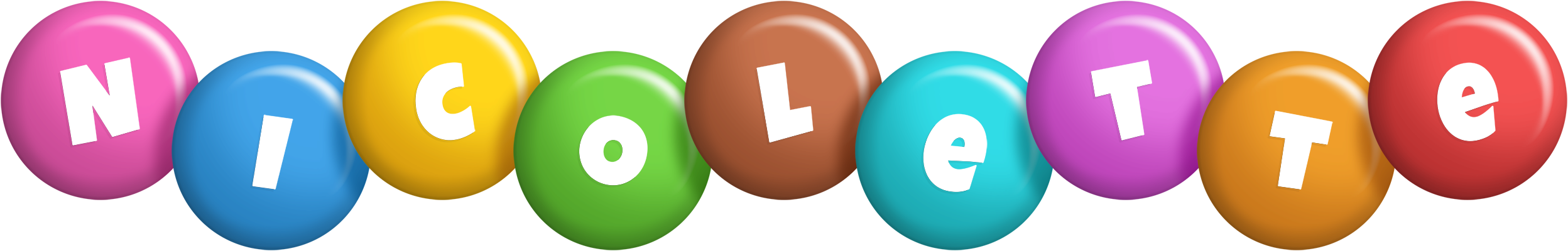 Nicolette candy logo