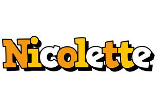 Nicolette cartoon logo